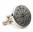 Boston Manhole Cover Cufflinks &copy; - City Street Formal Wear - Cufflinks