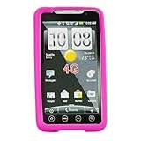 HTC EVO 4G SILICONE CASE HOT PINK