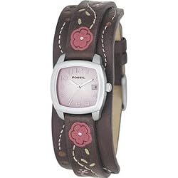 Fossil Analog Pink Dial Watch