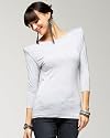 bebe Super Shoulder Jersey Top