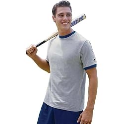 Champion 5.7 oz Cotton Tagless Ringer T-shirt