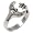 Moon & Star Wrap - Sterling Silver Ring - Size 8