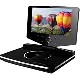 Coby TF-DVD18503 8.5-Inch Widescreen TFT Portable DVD/CD/MP3 Player with  Swivel Screen, Black