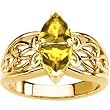 14K Yellow Gold Citrine Ring