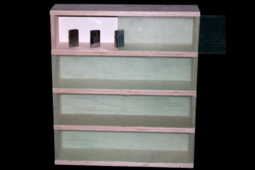 V27 Vitrine für ZIPPO , Mineralien ,Miniflasche ,Regal