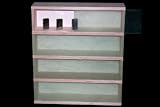 V27 Vitrine f�r ZIPPO , Mineralien ,Miniflasche ,Regal