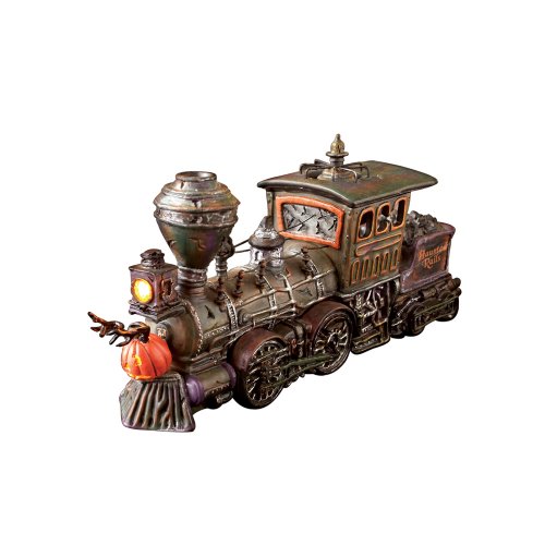 Department 56 Snow Village Halloween Haunted Rails Engine