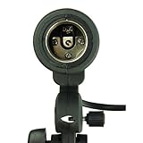 IMAGE OF Brand new E27 AC Flash Light Stand Swivel Mount with Umbrella holder