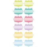 Sticko Decorative Stickers, Zig Zag Labels