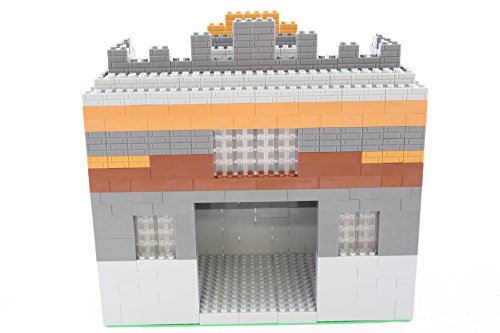 Crafting Style Building Box of Brick Set By Tangoblocks for Building Walls, Dungeons, Caves, Mine or Fortress 1,000 Piece Premium Block Set