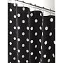 Polka Dot - Shower Curtain 72" x 66" - 100% Cotton no liner needed