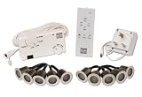 Kitchen & Housewares : Micromark, Kit of 10 Colour Changing LED Deck Lights 30mm
