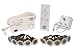 Micromark, Kit of 10 Colour Changing LED Deck Lights 30mm