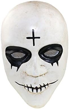Spodo(TM) The Purge Anarchy Cross Mask Replica Wire Mesh Protective Airsoft Mask (Black)