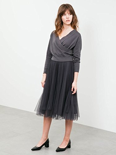 FRAY I.D(フレイ アイディー)カシュクールニットコンビワンピース