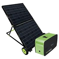 UPG 87530 Ecotricity Portable Emergency Backup Power Solar Generator, Plug and Play
