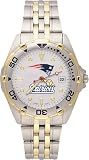 New England Patriots Men's All Star Watch Stainless Steel Bracelet