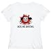 AUSTRALIA Scuba Diving / BLOOD Sports Womens T-Shirt (White, Sizes X-Small - XXX-Large)