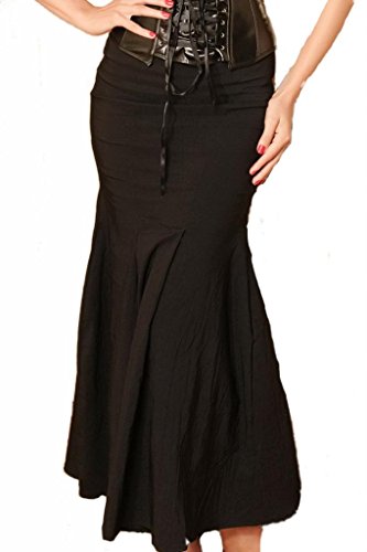 (ラボーグ)La Vogue ボディコン レディース マキシ丈スカート ロングスカート ヒップスカート 着痩せ 美尻 カジュアル相性抜群 ブラック