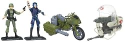 G.I. Joe Ram Cycle vs. Cobra Flight Pod