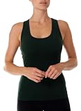  : Beyond Yoga Supplex Racer Back Camisole (Forest Green, X-Small)
