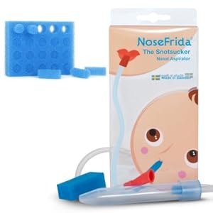 Nosefrida Baby Nasal Aspirator with 4 filters and 20 Additional Filters, Pack of 2