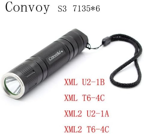 Convoy S3 71356 3/5Modes 2 Groups LED Flashlight 18650.