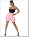Edles Satin Corsagen Cocktailkleid Rosa (7164)