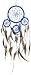 DreamCatcher ~ Blue DreamCatcher with Feathers ~ Approx 3.5" Diameter 1 Foot Long