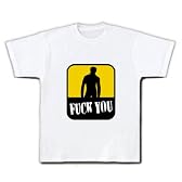 TDN ”Fuck you” Tシャツ(ホワイト) M