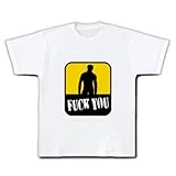TDN ”Fuck you” Tシャツ(ホワイト) M