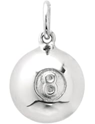 Sterling Silver BILLIARD"8" Charm