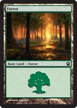 Magic: the Gathering - Forest (248) - Theros