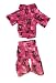 Designer Dog Pajamas "Kool Kat" Pink Dog Lounge Set - From Our Mommy & Me Collection (Matching Fashions for You and Your Pets!) - Made in USA - Small