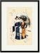 Black Framed/Matted Print 17x23, Elegance in the Park