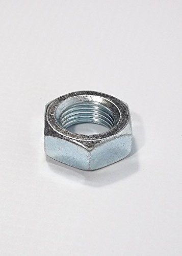QSC 5/8-18 RHJN, 5/8-18 Steel Right Hand Jam Nut, Clear Zinc Plated