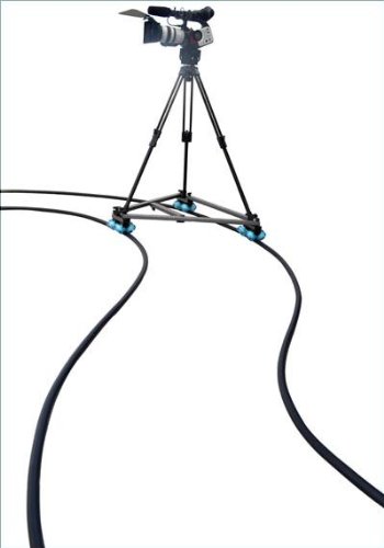 Swift Dolly Camera Track with 36' Flexi Track and 75mm Tripod (with fluid head)