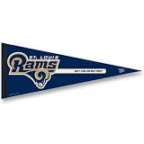 ST. LOUIS RAMS OFFICIAL LOGO FULL SIZE FELT PENNANT