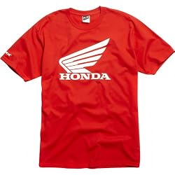 Fox Racing Honda Men's Short-Sleeve Casual Wear Shirt - Red