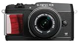 OLYMPUS �}�C�N����� PEN E-P5 14-42mm �����Y�L�b�g(�r���[�t�@�C���_�[ VF-4�Z�b�g) �u���b�N �v���~�A�����f�� E-P5 14-42mm LKIT BLK PR