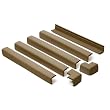 Prince Lionheart Fireplace Guard with Two Corners, Grey Tan
