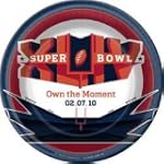 Super Bowl XLIV Dessert Plate $4.69