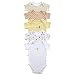 5-Pack Hanging Bodysuits, Yellow, 6-9 months