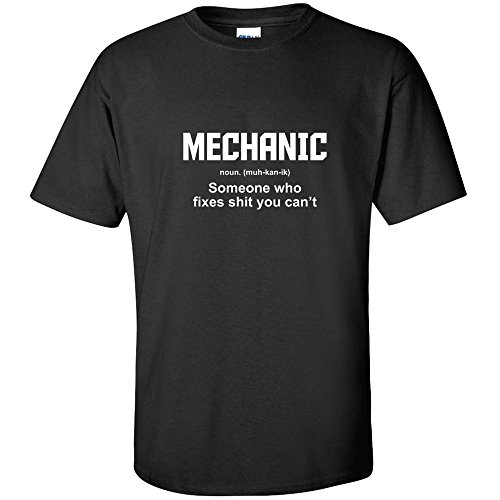 MECHANIC DEFINITION FUNNY pickup truck husband garage gift birthday MENS T-SHIRT