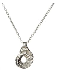 Aries Zodiac Necklace - Ram Horn (Sterling Silver)