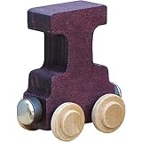 NameTrain Bright Finish Letter Cars - I