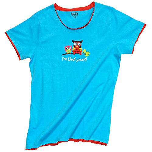 Lazy One Women's Owl Yours Fitted Pajama Tee