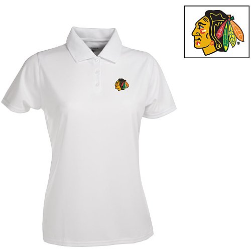 Antigua Chicago Blackhawks Women's Exceed Polo Shirt Extra Large