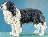 BORDER COLLIE Dog FIGURINE Stands RESIN New NIB 5669
