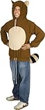 80sTees Men's Racanooki Costume Hoodie - Large